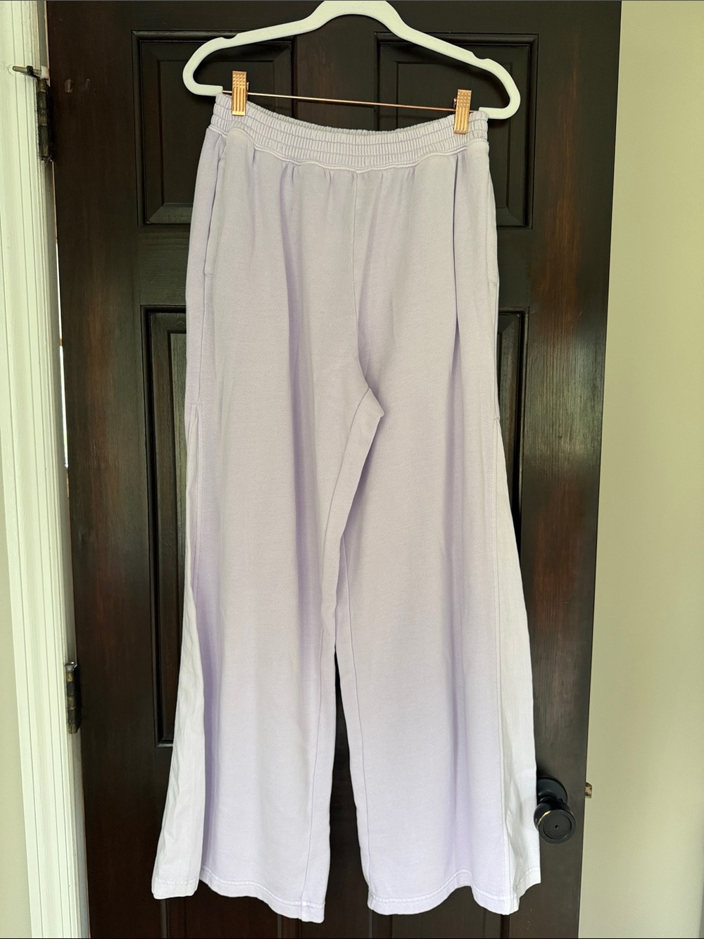 aerie Lavender Wide-Leg Lounge Pants